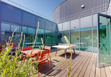 louer bureau avec terrasse à bagneux